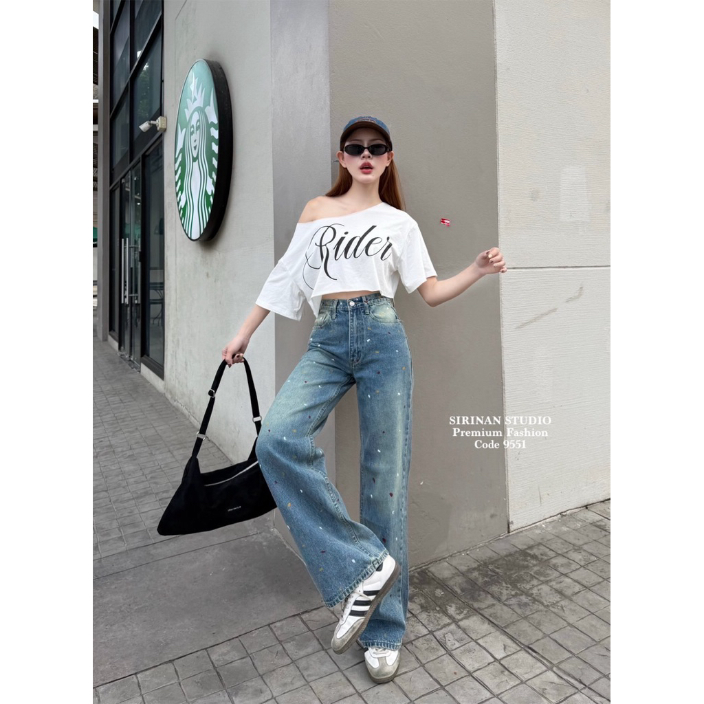 กระบอกใหญ่เอวต่ำ sirinan studio แท้