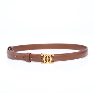 O&B เข็มขัดหนังวัวแท้ รุ่น CLASSIC BELT IN CREST BROWN-39156SC12722F_H5BRXX
