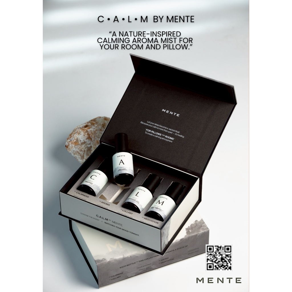 C.A.L.M By Mente Exclusive Set (สเปรย์พ่นหมอน Pillow & Room Spray)