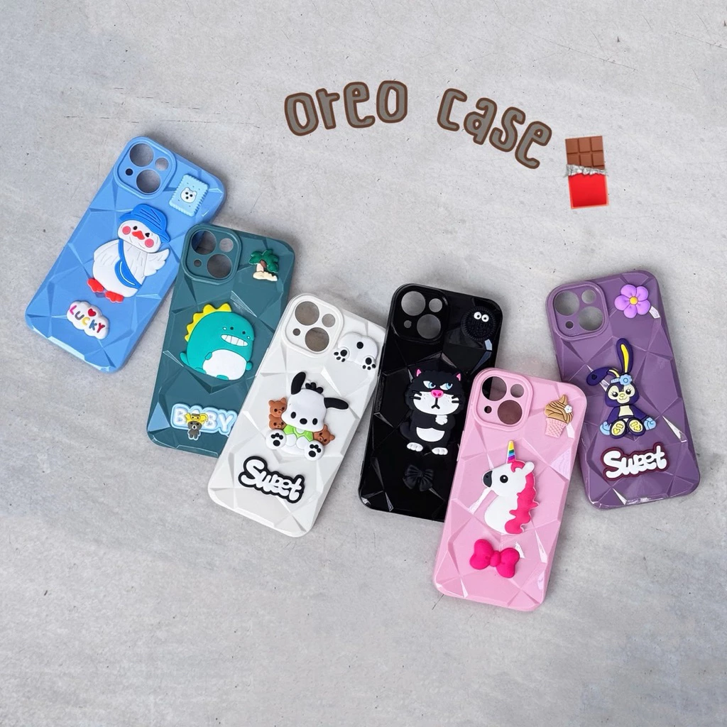 เคส oreo case ลายการ์ตูน samsung - A06 A16 A17 A36 A55 A56