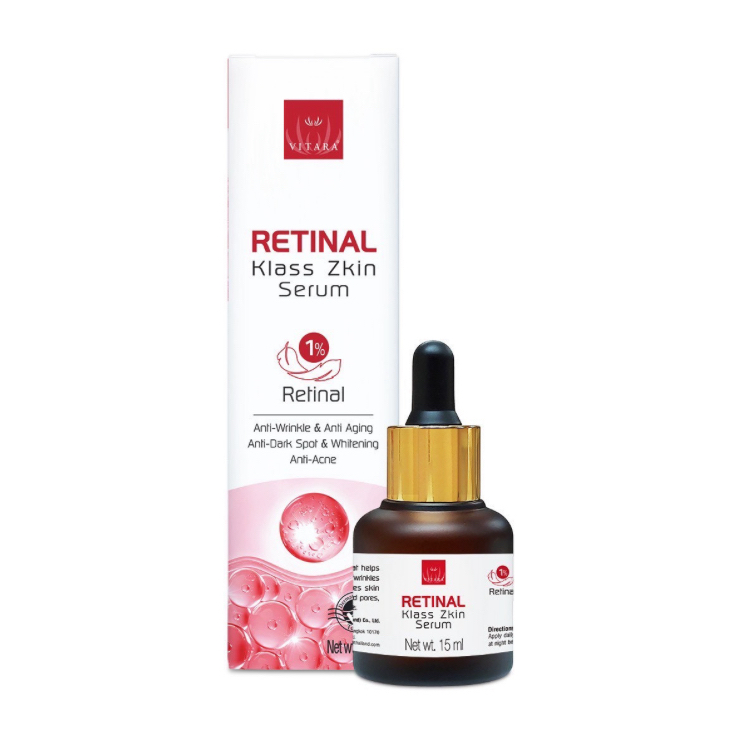 ผลิตภัณฑ์ต่อต้านริ้วรอย VITARA RETINAL KLASS ZKIN SERUM เซรั่มเรติแนล 1 % เข้มข้น ✅ลดเลือนริ้วรอย ลด
