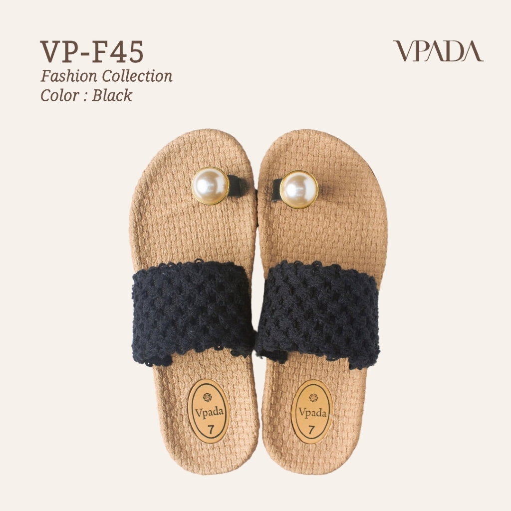 Vpada_sandals_VP-F45 Fashion Collection รองเท้าแตะชายหาดแบน รองเท้าแตะแฟชั่น