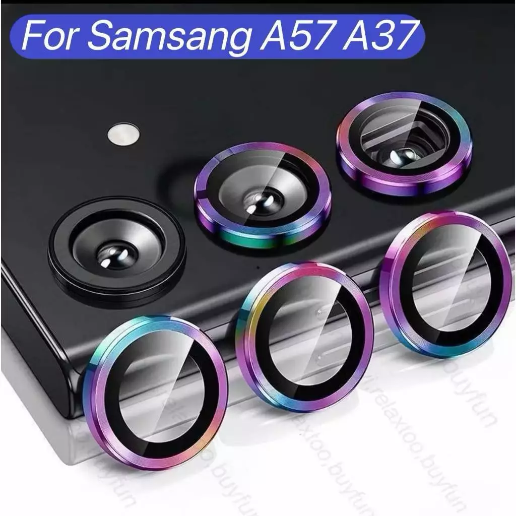 ฟิล์มกระจก เลนส์กล้อง สำหรับ Samsung A57 A37 เลนส์กล้อง9D ฟิล์มเลนส์กล้อง ฝาครอบเลนส์ กันแตก พร้อมส่ง K05