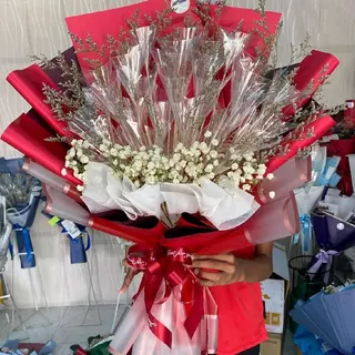ช่อกรวยเปล่าใส่แบงค์ได้ 20-30 ใบ ติดคอนเกรท / ป้ายวันเกิด