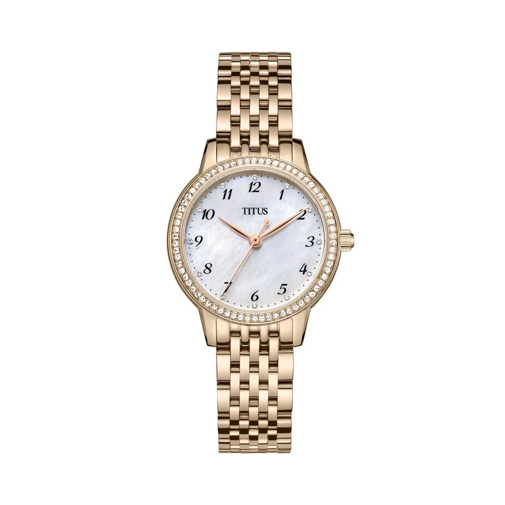 Solvil et Titus (โซวิล เอ ติตัส) นาฬิกาผู้หญิง Fair Lady ควอตซ์ สายสเตนเลส ตัวเรือน 28มม.(W06-03374)