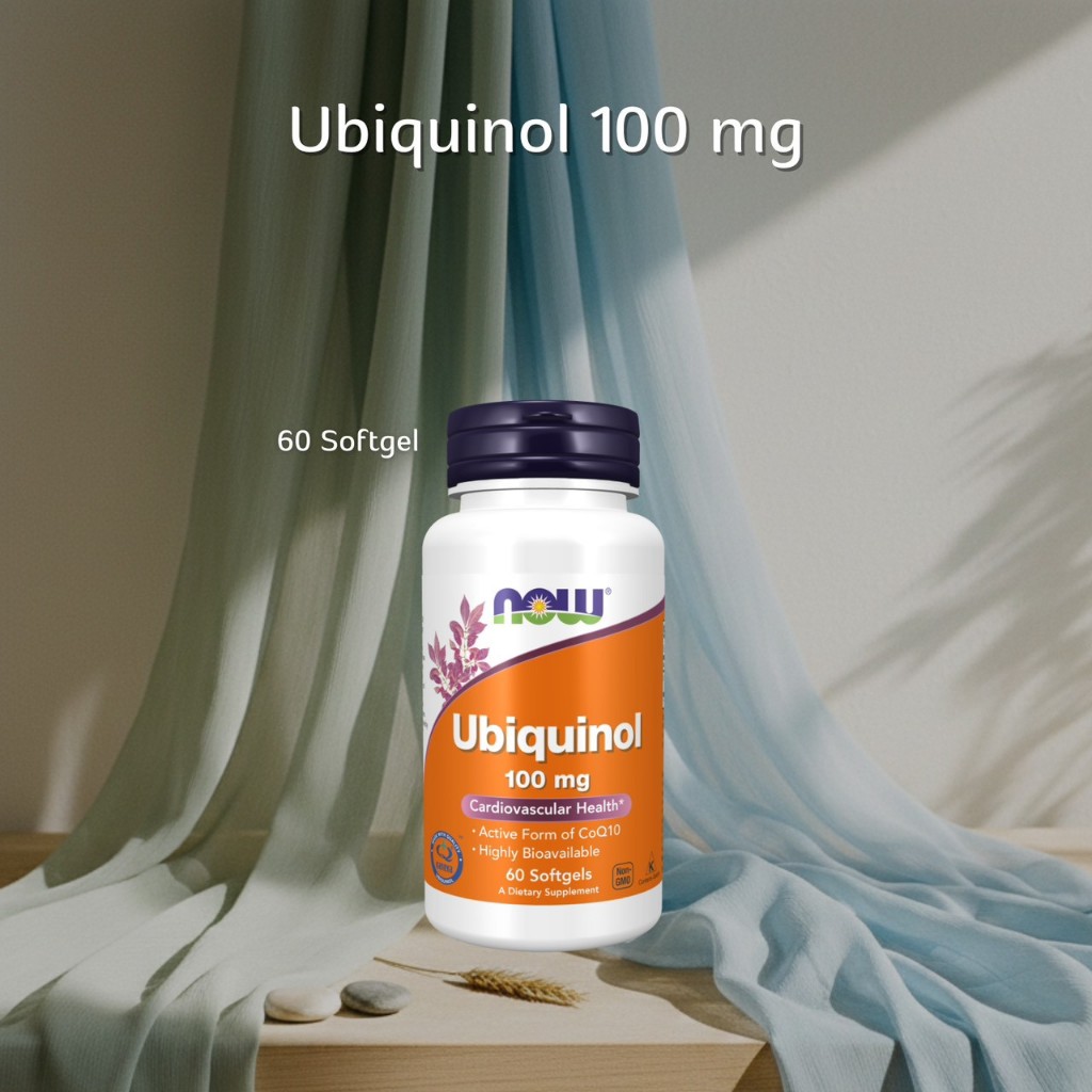 (ของแท้) Now Foods Ubiquinol 100 mg. I ยูบิควินอล 60 Softgels/Capsules