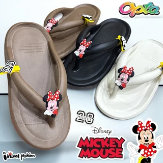 NFshoes Micky Mouse OPTA รองเท้าหัวโตผู้ใหญ่ ลิขสิทธิ์แท้ 100% พื้นสูง1นิ้ว นิ่มเบา วัสดุ EVA ใส่ง่าย ทนทาน ไม่ติดกาว