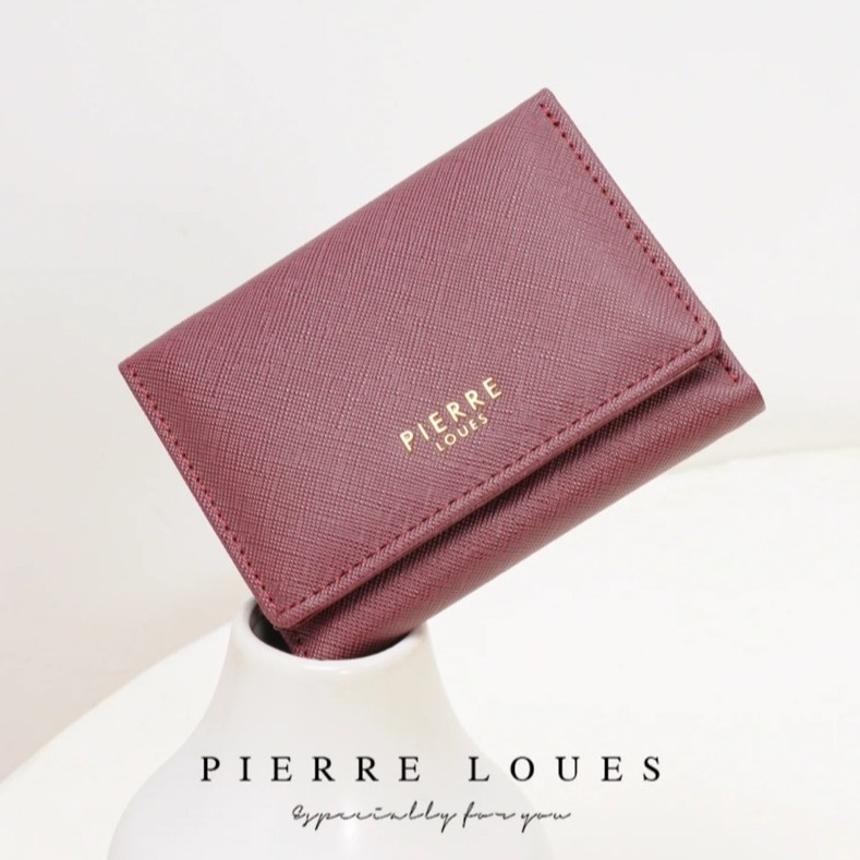 buyplus001 กระเป๋าผู้หญิง กระเป๋าสตางค์ผู้หญิงใบสั้น ความจุมาก หนัง PU  ใส่เหรียญและการ์ดได้ พร้อมส่