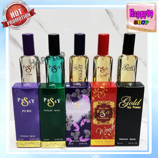 💥ส่งฟรี มีราคาส่ง รวม น้ำหอม แพซซี่ เขียว ม่วง แดง ดำ โกลด์ วันเดอร์ มิดไนท์ เพียว Bonsoir ขนาด 22 ml.