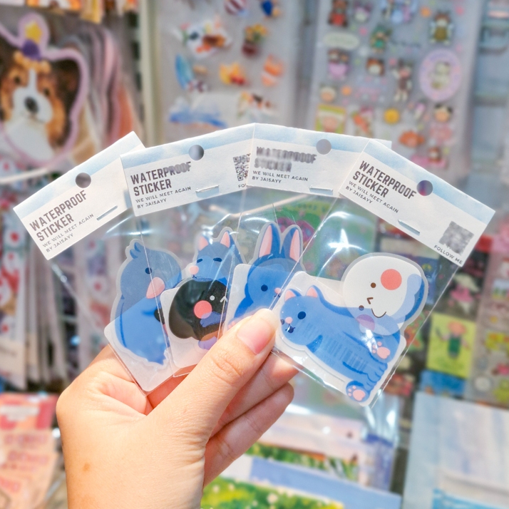 Sticker สติกเกอร์ we will meet again เจอกันที่ดาวสัตว์ สติกเกอร์เจ้าผีน้อย BooBoo น่ารัก [Jaisayy]