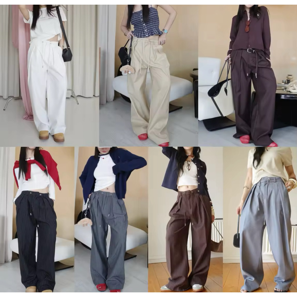 LOONNYSTORE ✨กางเกงขายาว รุ่น Josh Pants💙มือ1 แพ็คถุงจากช็อป(ใช้โค้ดป้ายเหลือง + ส่งฟรีได้ค่ะ)