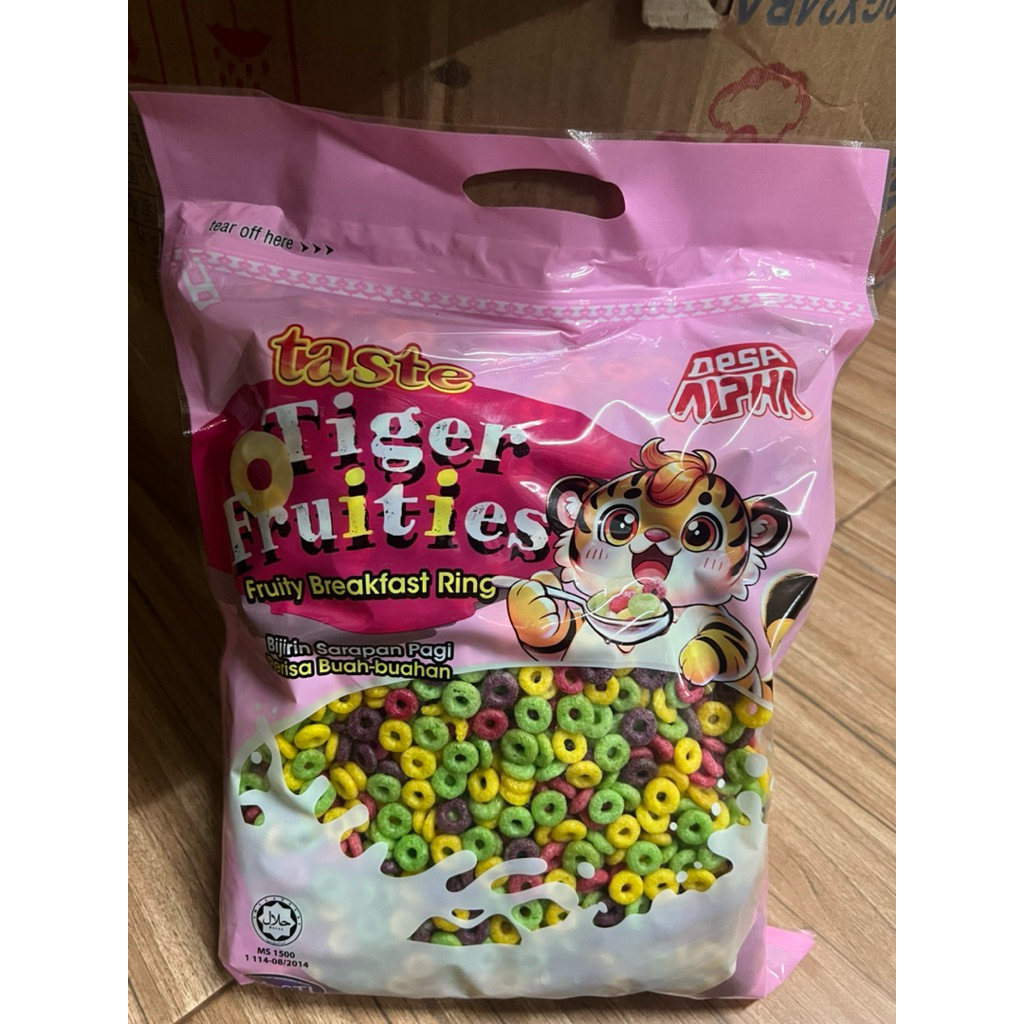 Tiger fruitiesRingขนาด600กรัม