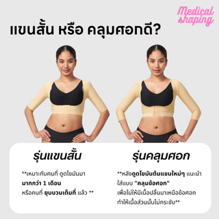 Medical shaping ชุดกระชับหลังดูดไขมัน ชุดกระชับสัดส่วนดูดไขมัน ชุดหลังดูดไขมัน เกรดทางการแพทย์