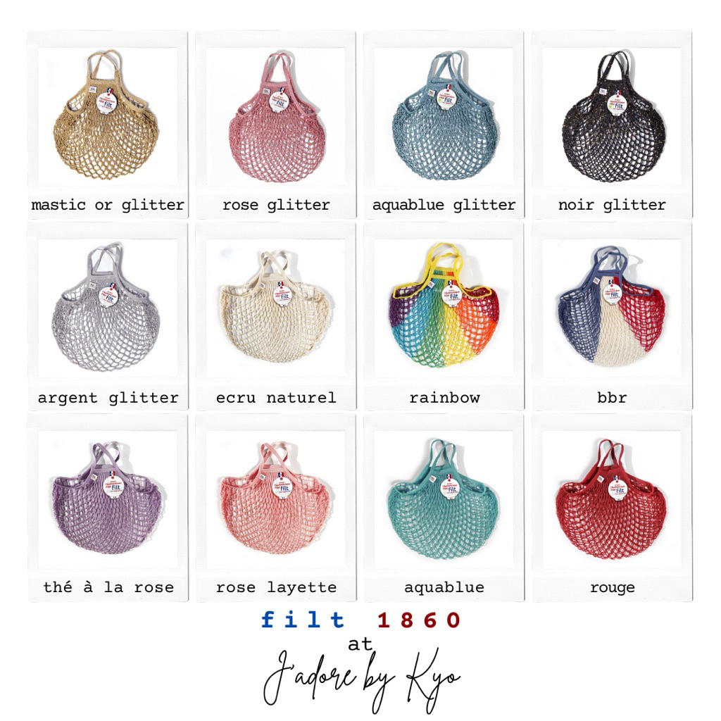 🌈🇫🇷 รุ่นใหม่ค่ะ! Filt1860 กระเป๋าตาข่ายที่ลิซ่าใช้ ของแท้ หิ้วมาเองจากฝรั่งเศสค่ะ