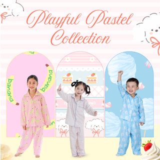 ชุดนอนครอบครัว BunnyBear – Playful Pastel Collection | พร้อม…