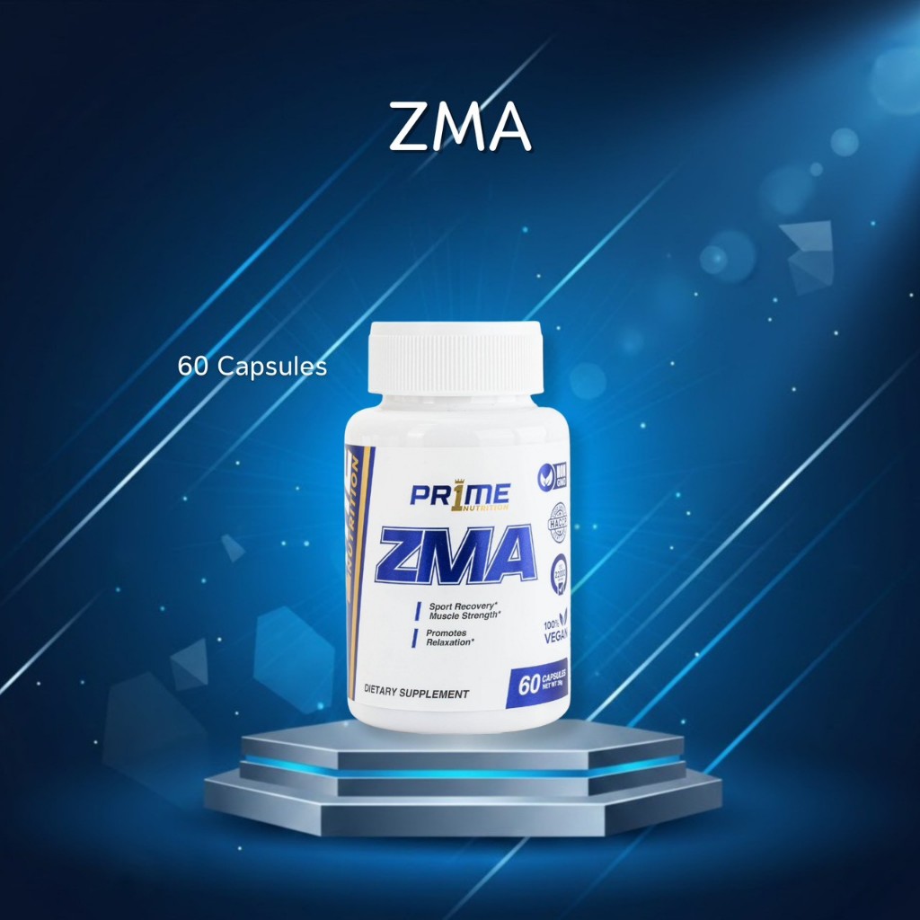 PR1ME ซีเอ็มเอ | ZMA  ,60 Capsules