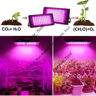 💥พร้อมส่ง💥ไฟปลูกต้นไม้ LED 100W Grow Light แสงสีม่วง เร่งเติบโต ใช้กับผัก-ไม้ดอก 50W/100W