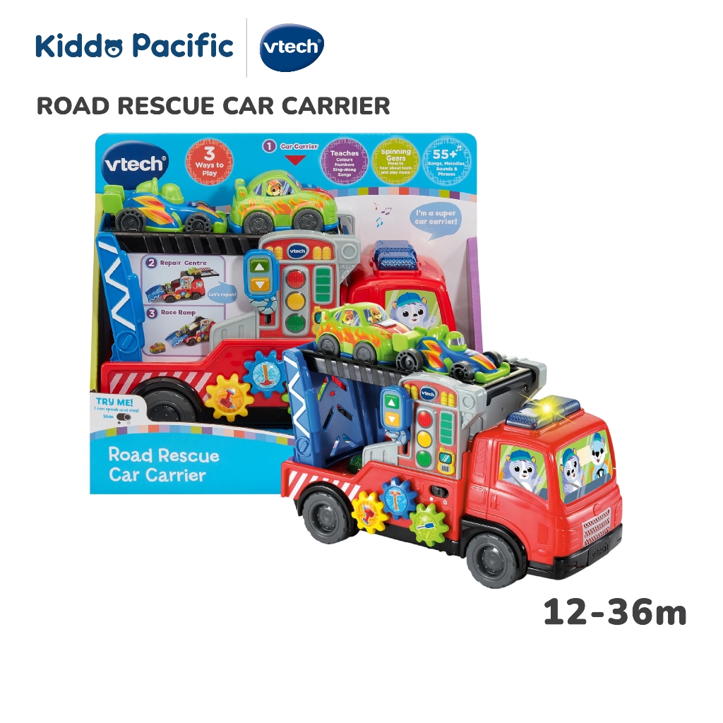 VTECH ROAD RESCUE CAR CARRIER  ของเล่นรถบรรทุก