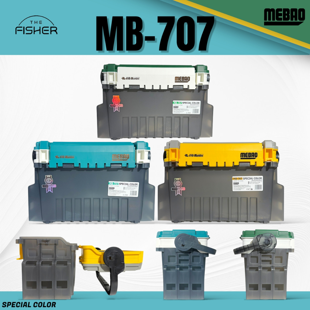 A10 Pro-Hunter X Mebao กล่องตกปลา รุ่น MB-707 พร้อมรับประกันสินค้า