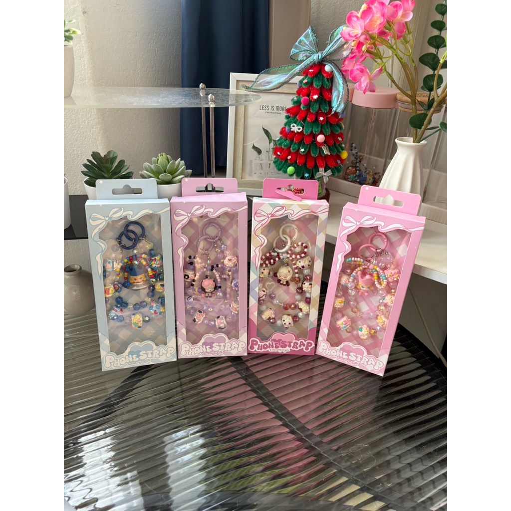 สายคล้องเคสโทรศัพท์ พวงกุญแจ ลายน่ารัก สินค้าพร้อมจัดส่งจากไทย