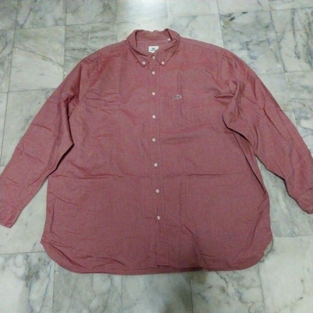 เสื้อเชิ้ตแขนยาว แนวสตรีท LACOSTE แท้ มือสอง สภาพดี ของพร้อมส่งครับ