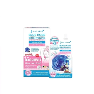 1กล่อง/6ซอง JULA'S HERB Blue Rose Brightening Underarm Cream 10g จุฬาเฮิร์บ บลู โรส ไบรท์เทนนิ่ง อันเดอร์อาร์ม ครีม
