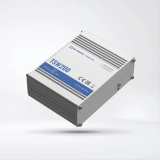 TSW200 PoE+ Unmanaged Industrial Switch 8xGigabit Ethernet ports (8 x PoE+ port), 2 SFP ports