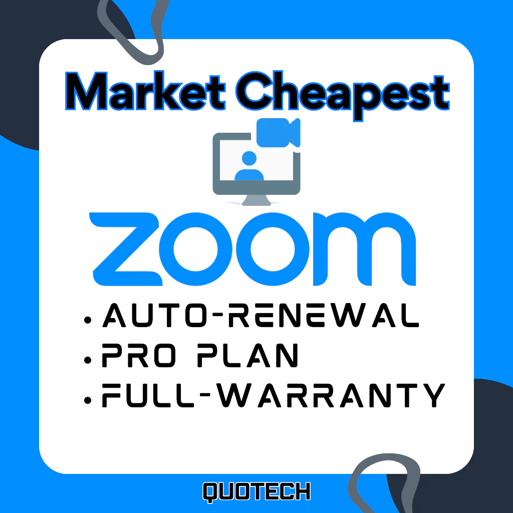 Zoom pro Meeting Unlimited 1/3/6 months accounts