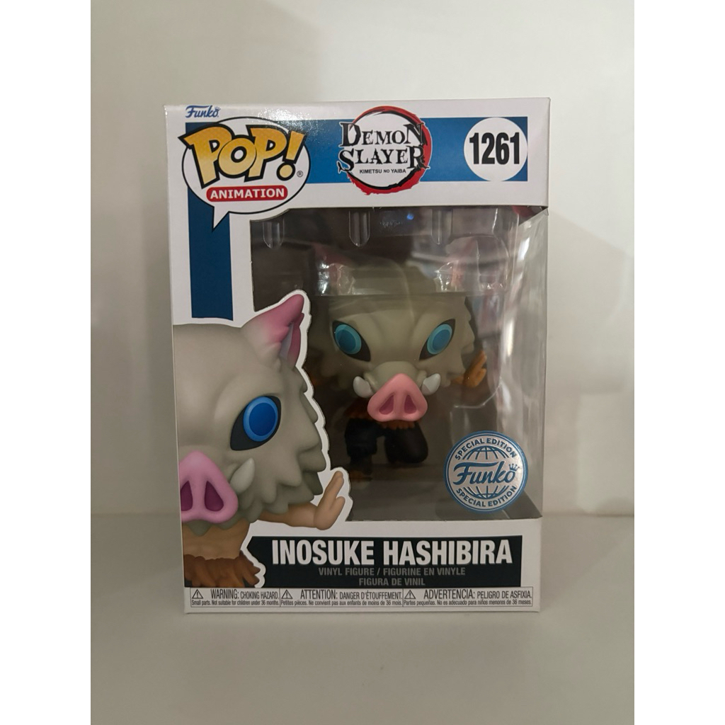 Funko Pop Inosuke Hashibira Demon Slayer Kimetsu No Yaiba Exclusive 1261