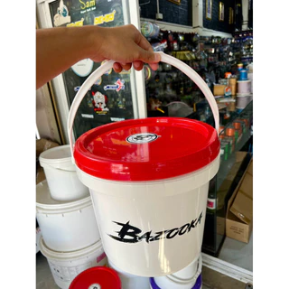 ถังผสมเหยื่อ 15 ลิตร BAZOOKA (มีครบทุกสี) สามารถนั่งได้