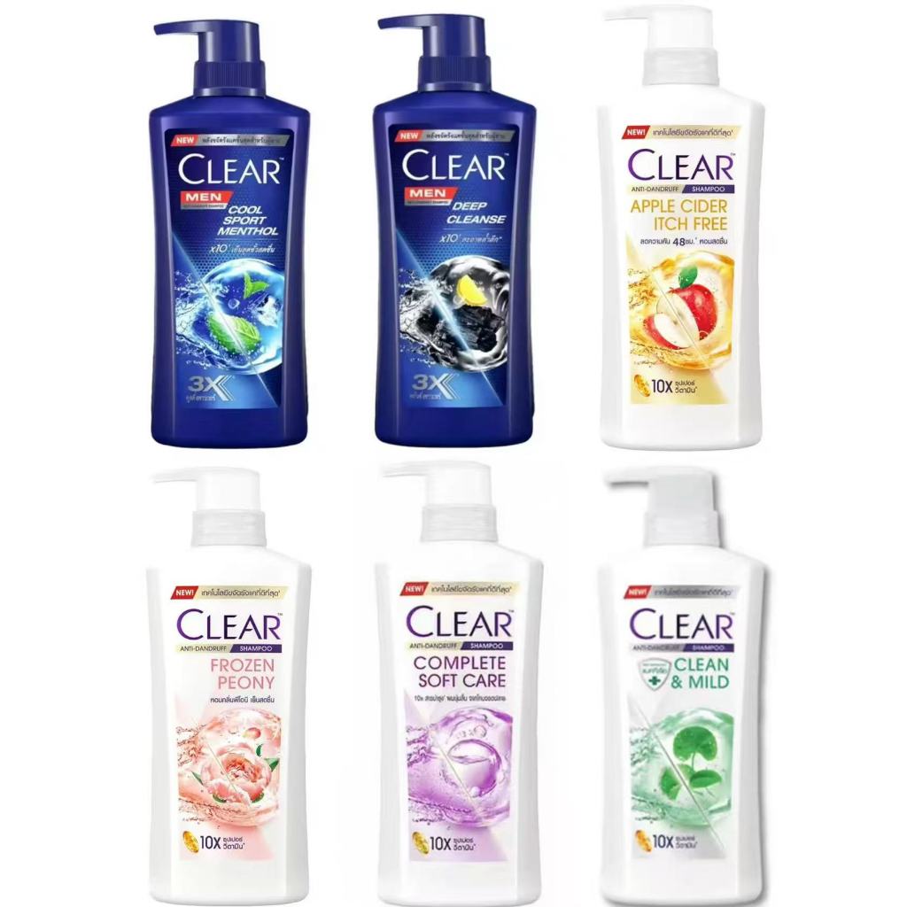 แชมพู เคลียร์ CLEAR 370ML ยาสระผม เคลีย แชมพูสระผม เคริย แชมพูขจัดรังแค  ขนาด 370 มล.