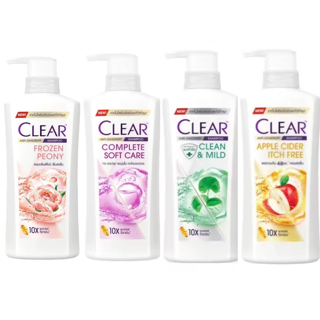 แชมพู เคลียร์ CLEAR 370ML ยาสระผม เคลีย แชมพูสระผม เคริย แชมพูขจัดรังแค