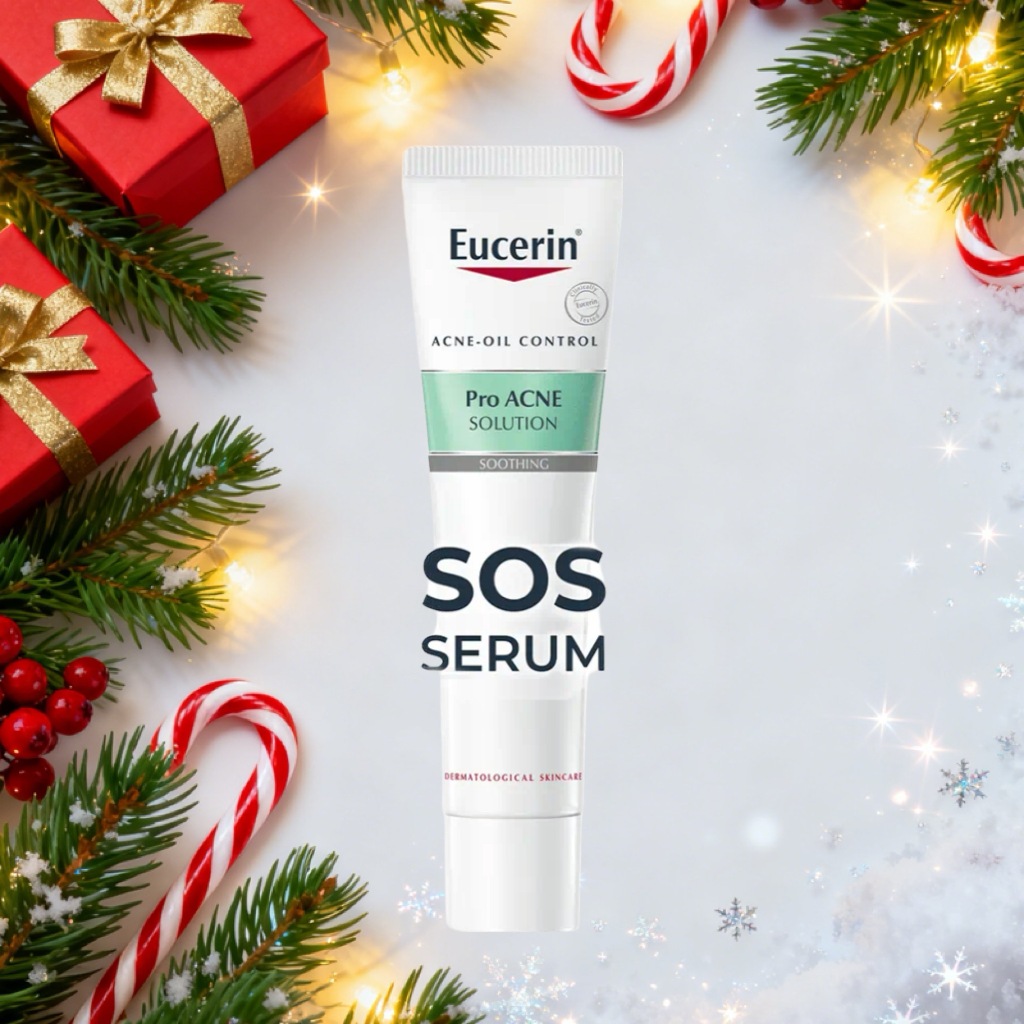 EUCERIN Pro ACNE SOLUTION SOS SERUM ดูแลปัญาหาสิว รอยดำจากสิว ความมันบนใบหน้า