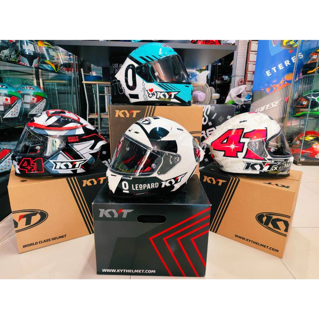 หมวกกันน็อค KYT HELMETS รุ่น STRIKER ลาย Replica/Leopard