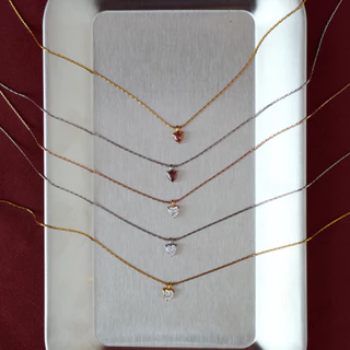 Bemet Luxe gem necklace สร้อยคอสแตนเลส 3 แบบ