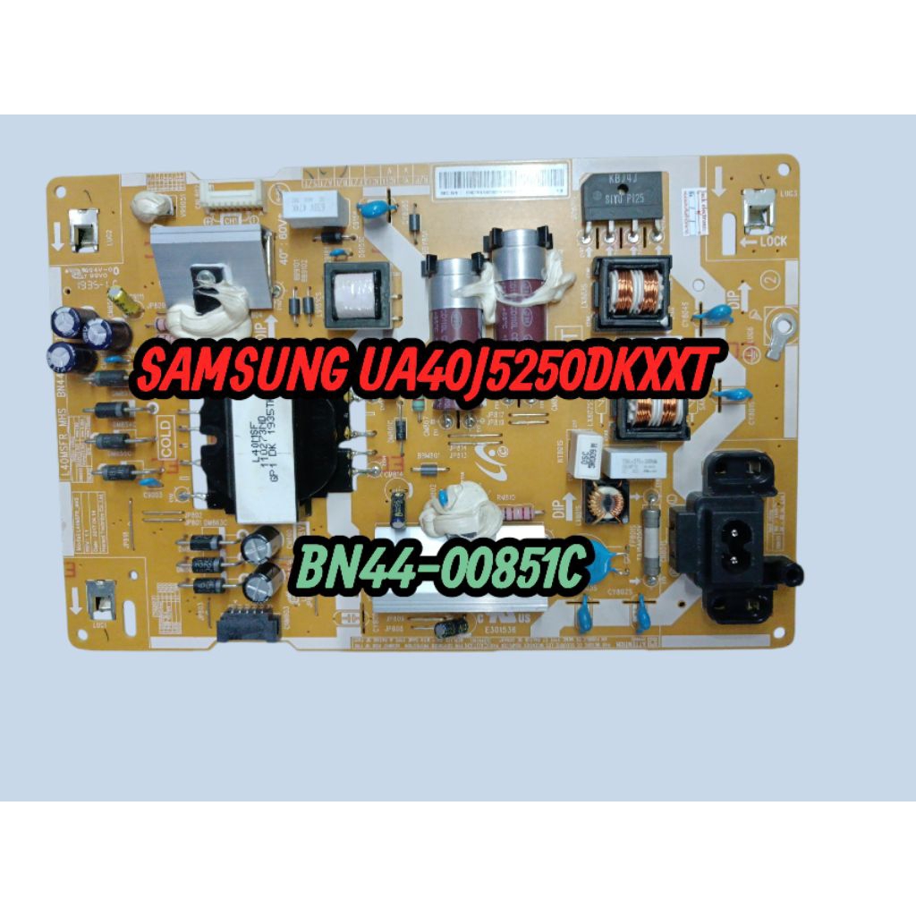 บอร์ดเพาเวอร์ซัพพลายทีวี samsung รุ่น UA 40j 5250DKXXTแท้ถอด