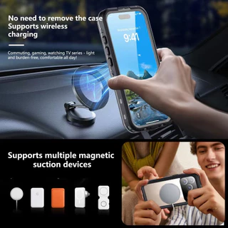 IP68 Caseกันน้ำ+ชาร์จไร้สาย ใช้งานได้อย่างต่อเนื่อง สินค้ามาใหม่สีดำ กันกระแทก สินค้ามีพร้อมส่ง