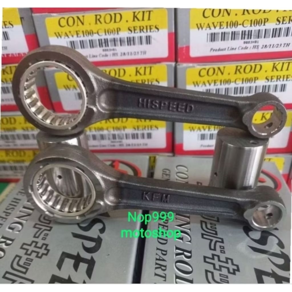 ก้านสูบHONDA เวฟ100S HISPEEDรหัสก้าน KFMใช้ได้ กับรุ่น เวฟ 110 i (KMR)ดรีมซุปเปอร์คัพ C100P Wave 100