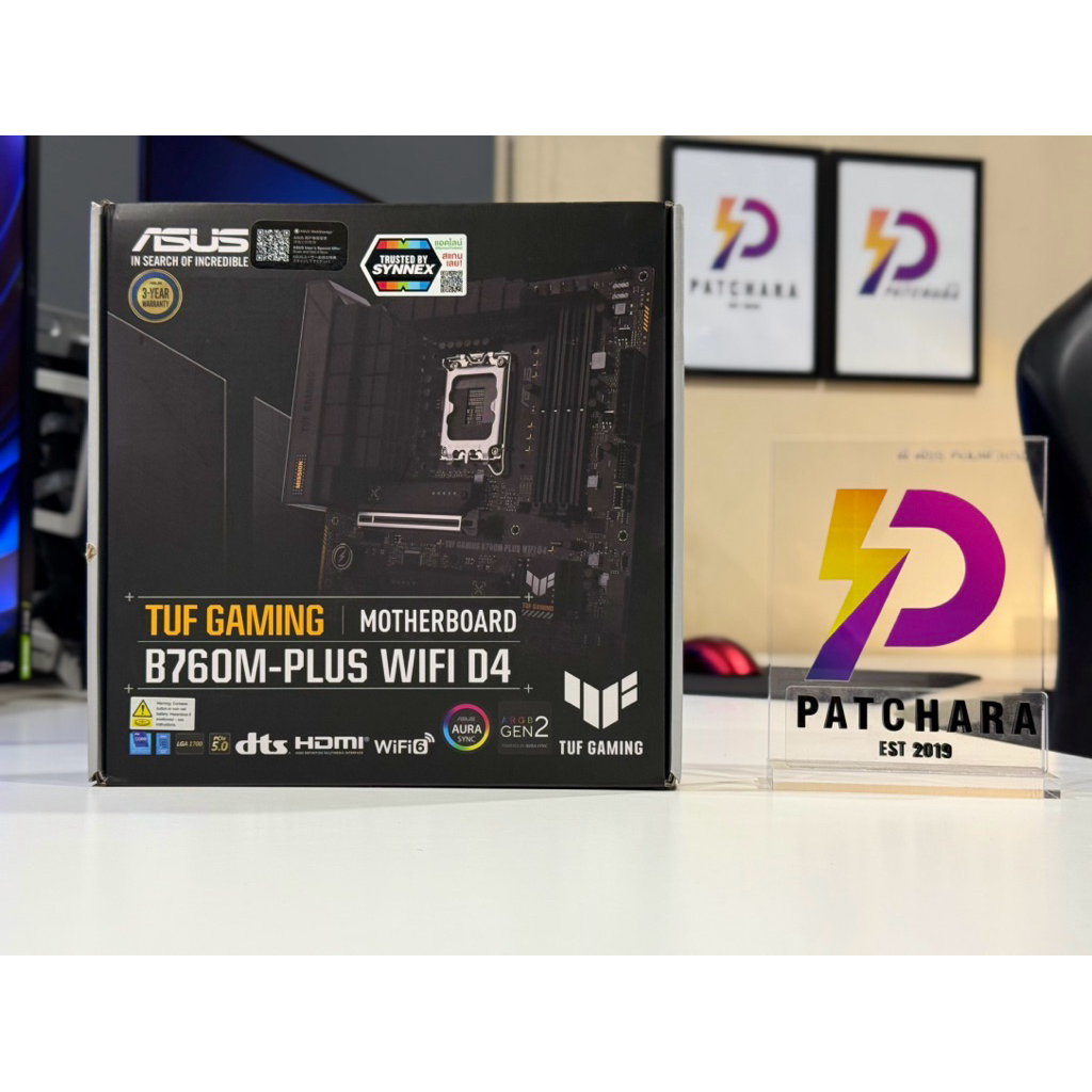 (B760M) ASUS TUF GAMING B760M-PLUS WIFI D4 (DDR4)