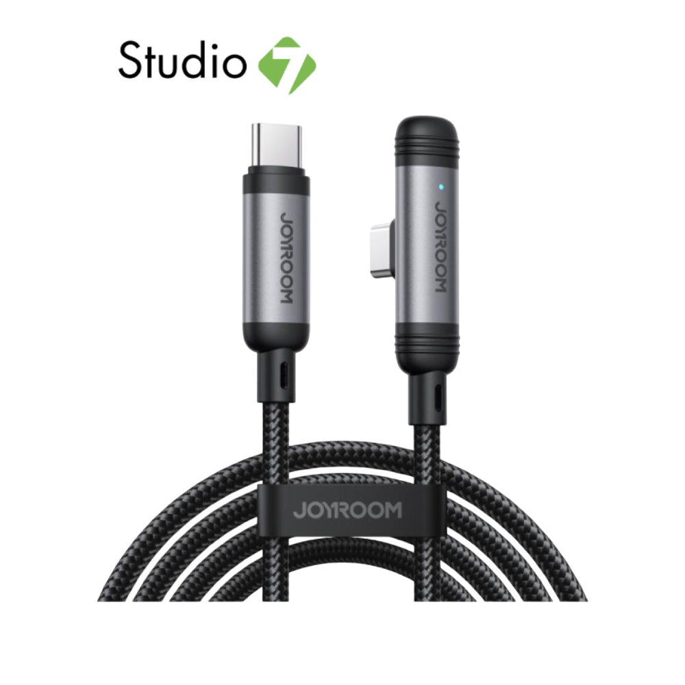 สายชาร์จ JOYROOM EnjoyX Series 90 Type-C to Type-C 60W S-A56 1.2M Black by Studio7