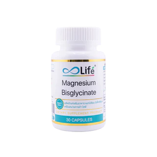 ไลฟ์ แมกนีเซียม บิสไกลซิเนต 30 แคปซูล / Life Magnesium Bisglycinate 30 capsule