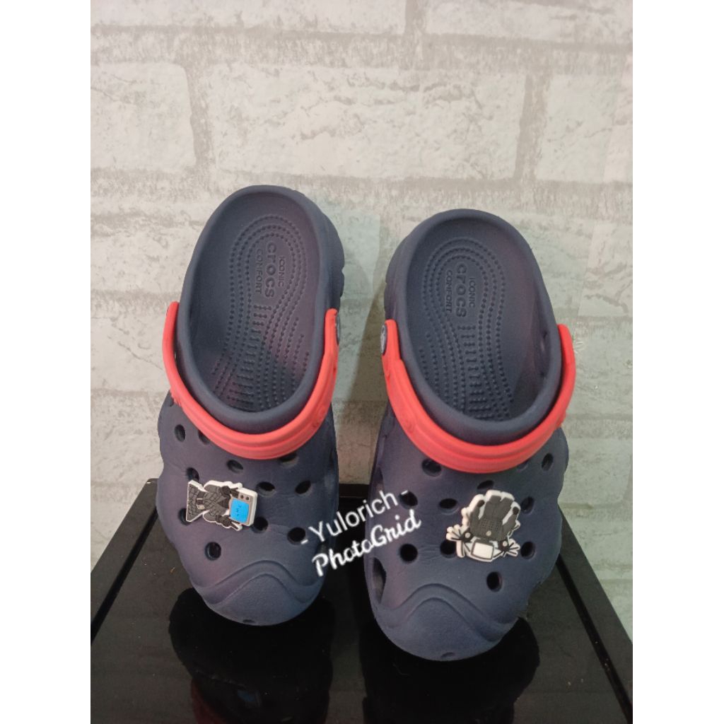 #มือ2# Crocs kid รองเท้าเด็ก แบรนด์แท้ สภาพดี