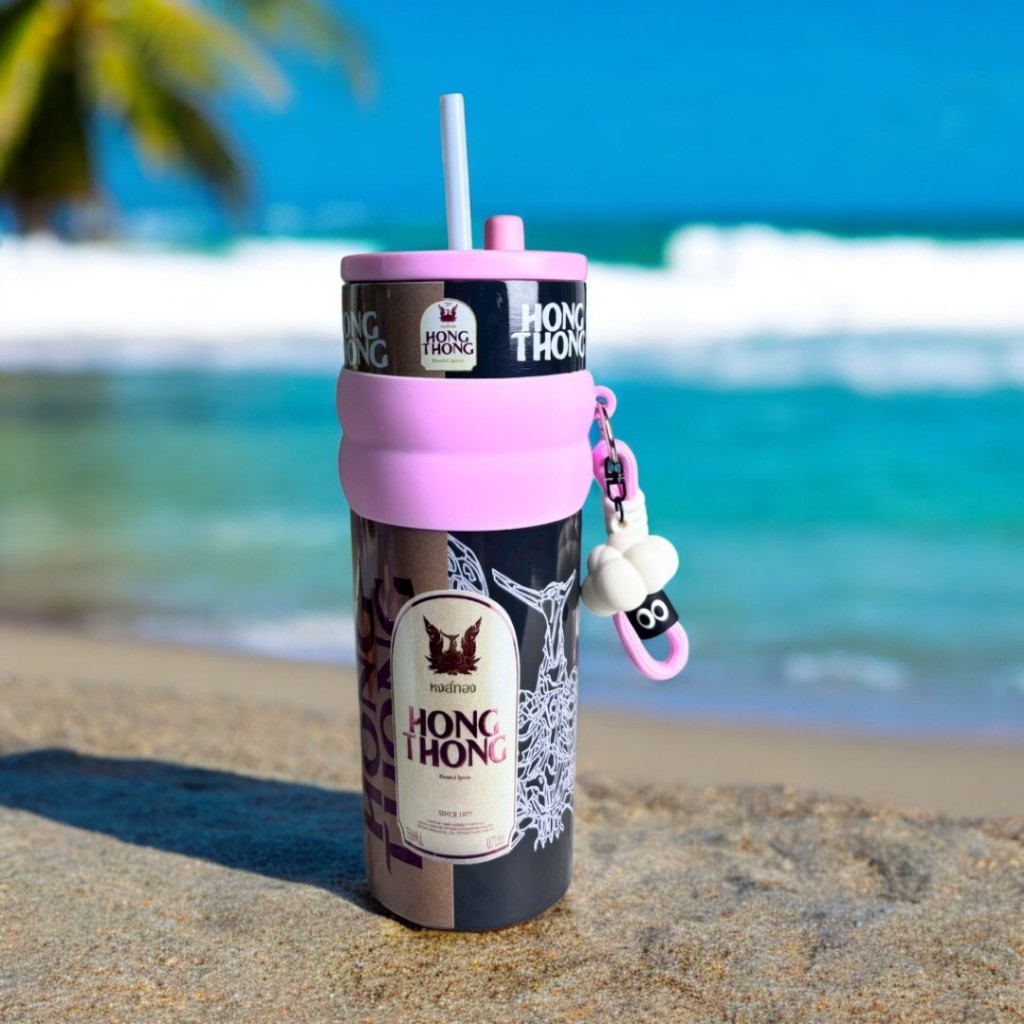 แก้วเก็บอุณหภูมิ แก้วเก็บความเย็นสีล้วน 750 ml สแตนเลส304 ลายใหม่ไฉไรกว่าเดิม เก็บความเย็น 8-12 ชั่วโมง - รูปที่ 3