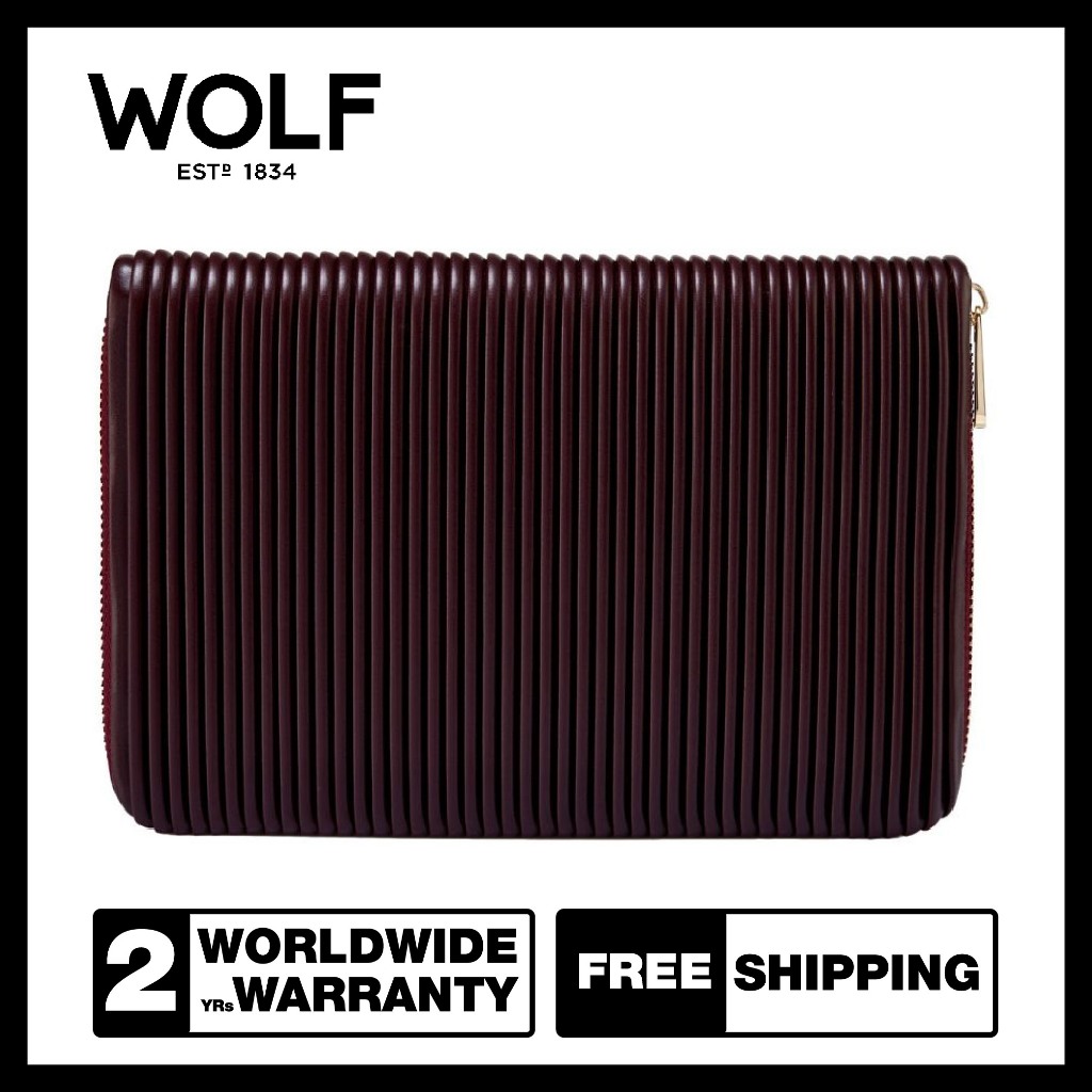 กระเป๋าเครื่องประดับ Bella Jewellery Portfolio (Bordeaux)