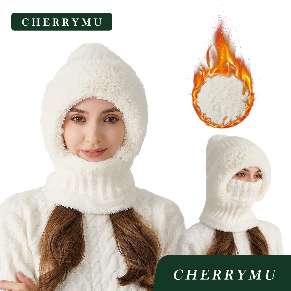 CHERRYMU รุ่นCK48 หมวกไหมพรมกันหนาว
