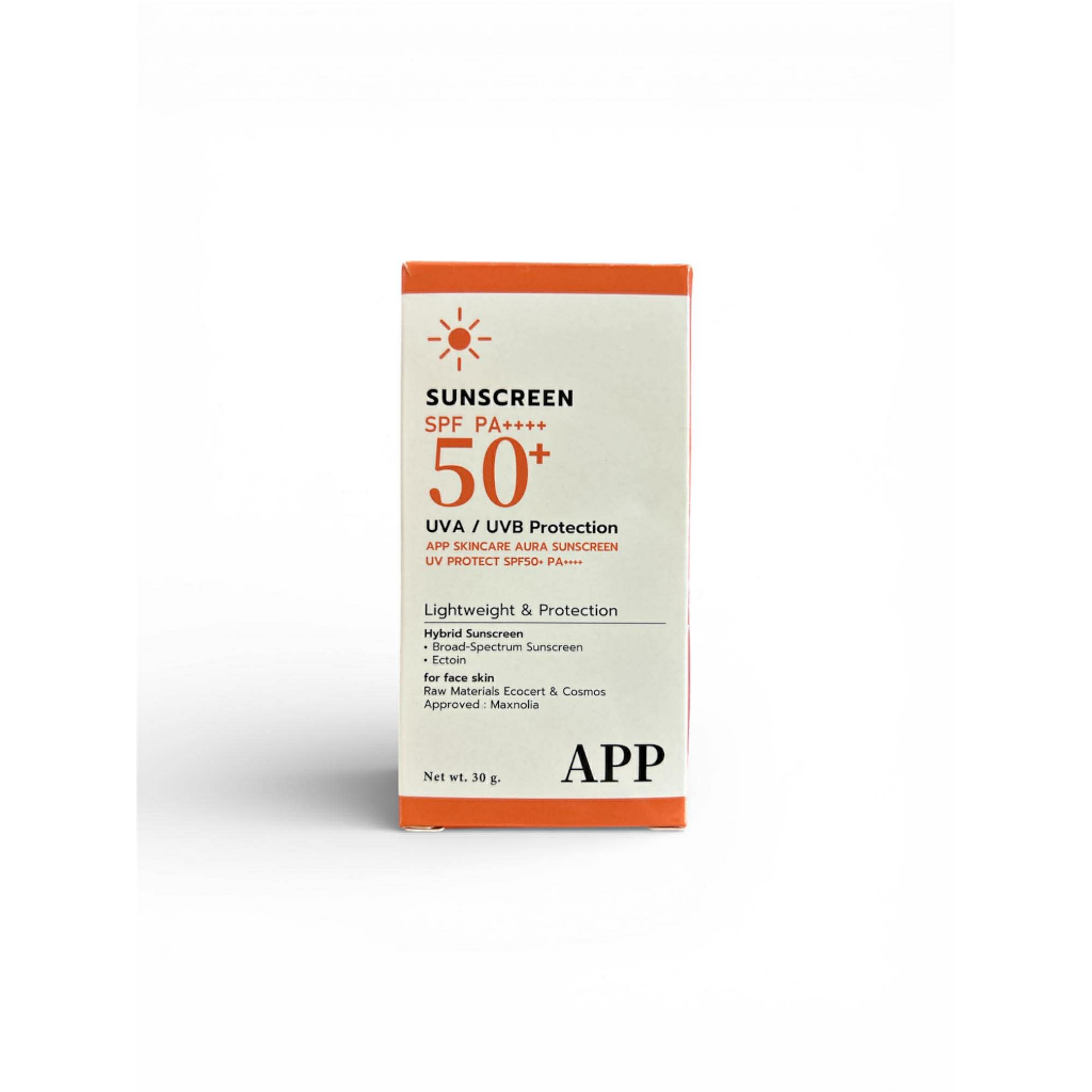 แพคเกจใหม่   ครีมกันแดดAPP sunscreen spf50+