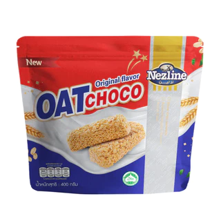 [โปร 3 แพ็ค] (400 กรัม) Oat Choco ขนมข้าวโอ๊ตอัดแท่ง 3 รส รสดั้งเดิม รสช็อกโกแลต รสสตรอเบอร์รี่ 400 กรัม ตราเนสไลน์