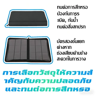 ✨จัดส่งจากไทย✨ แฟ้มสะสมการ์ด 4/9/12ช่อง มีซิป จุ160-480ใบ ป้องกันแม่เหล็ก/ฝุ่น COD