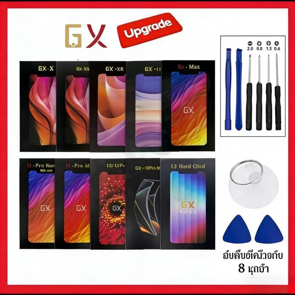 สำหรับ GX OLED LCD X XS Max XR 11 Pro Max 12/13pro 14promaxหน้าจอ LCD 3D หน้าจอสัมผัสอะไหล่ Digitize