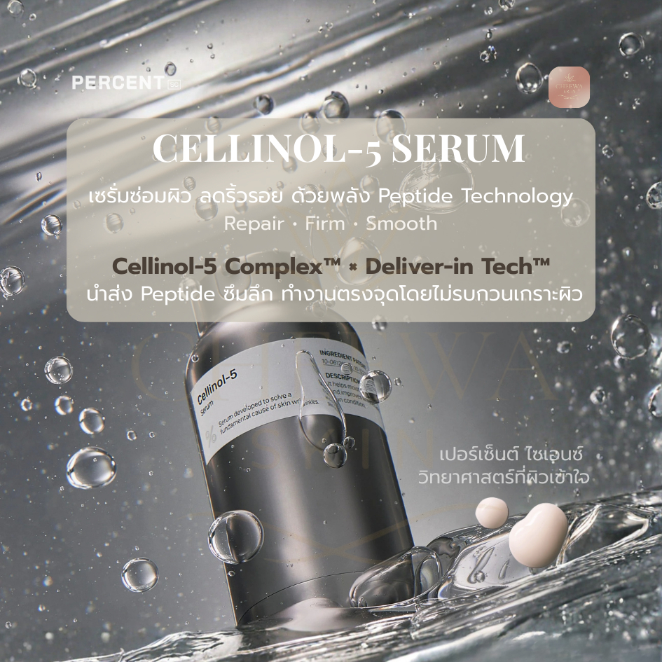 Percent Science Cellinol-5 Serum เซรั่มลดริ้วรอย ฟื้นฟูผิวแน่นระดับเซลล์
